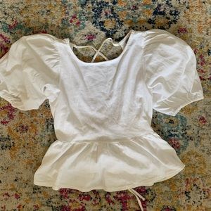 SOLD - UO Peplum blouse